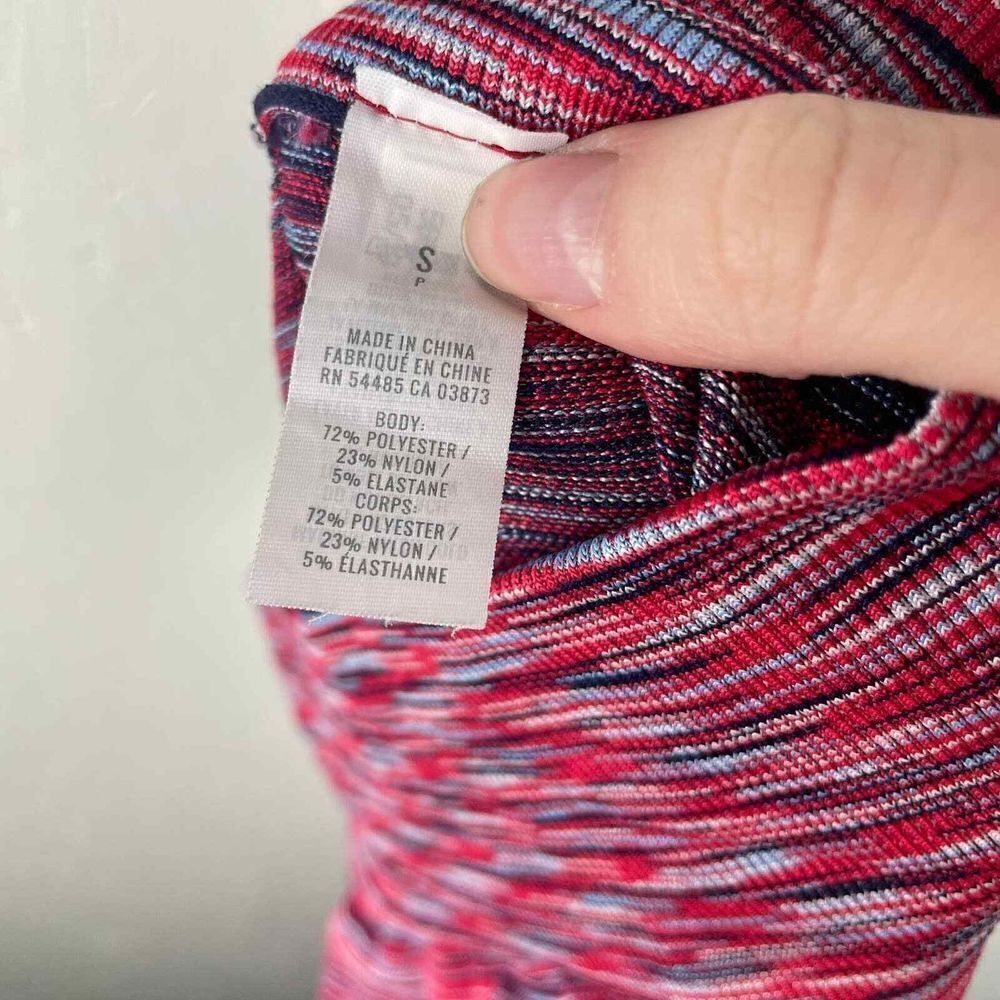Aerie Chill Play Move Red Blue High Waist Spacedye Seamless Leggings Size Small - Picture 6 of 8